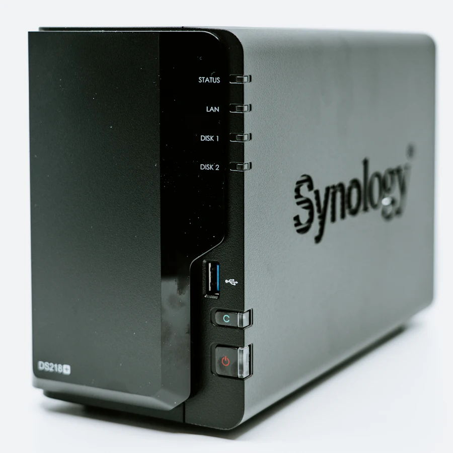 A 2-bay Synology NAS